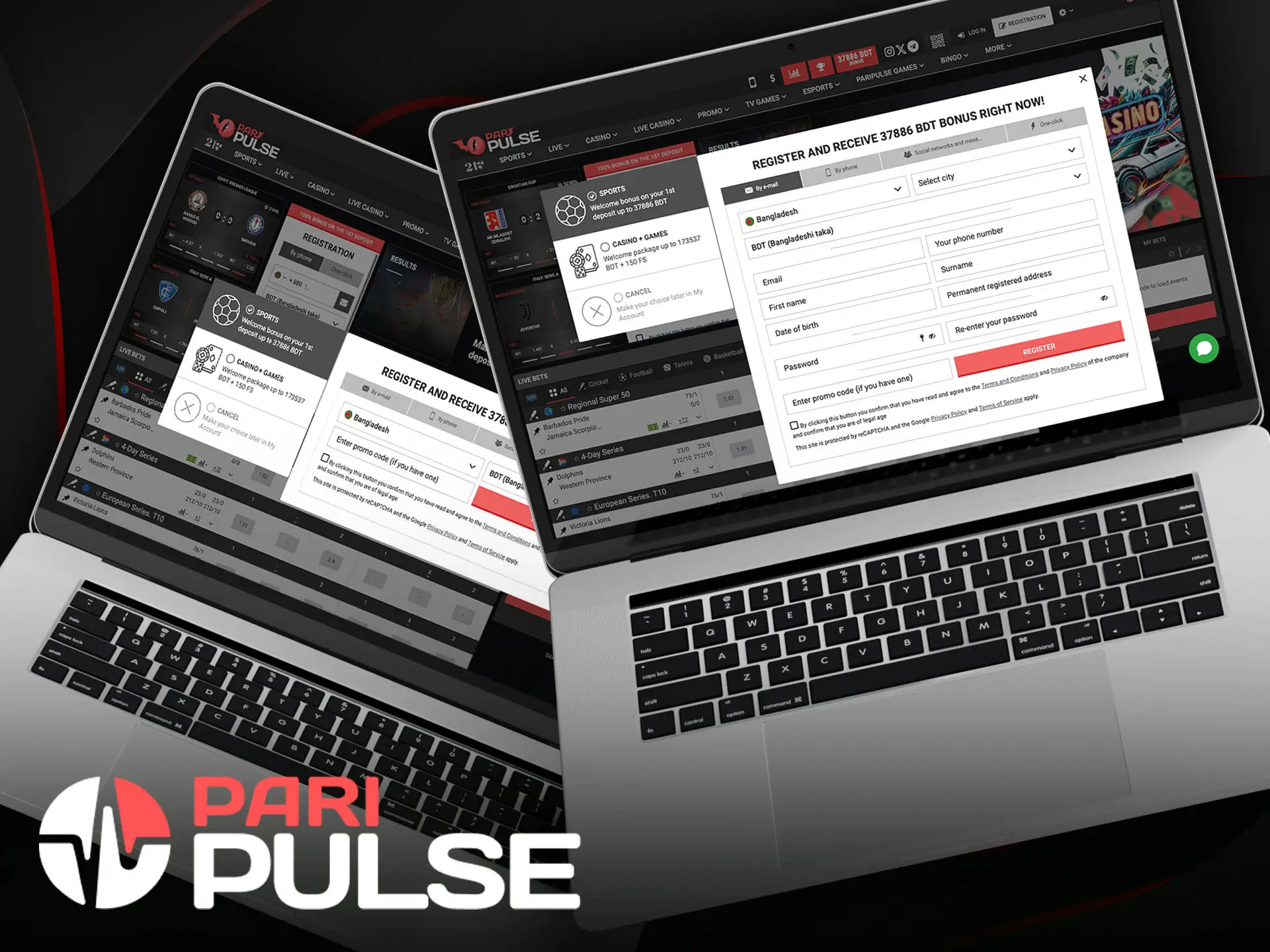Create an account at PariPulse in 4 steps.
