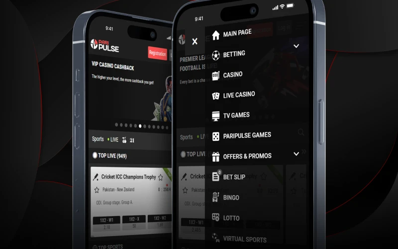 The PariPulse app is convenient on all mobile devices and screens.